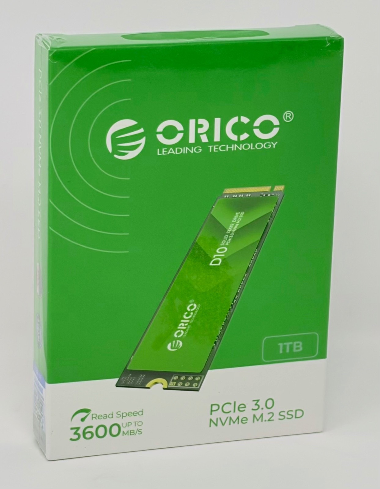ORICO D10 1TB Internal NVMe M.2 2280 SSD PCIe 3.0 Gen3x4 3600MB/s 3D NAND SEALED