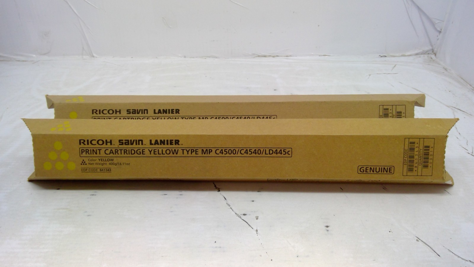 Genuine Ricoh Savin Lanier Type MP C4500 Magenta Toner *LOT OF 2* 841344