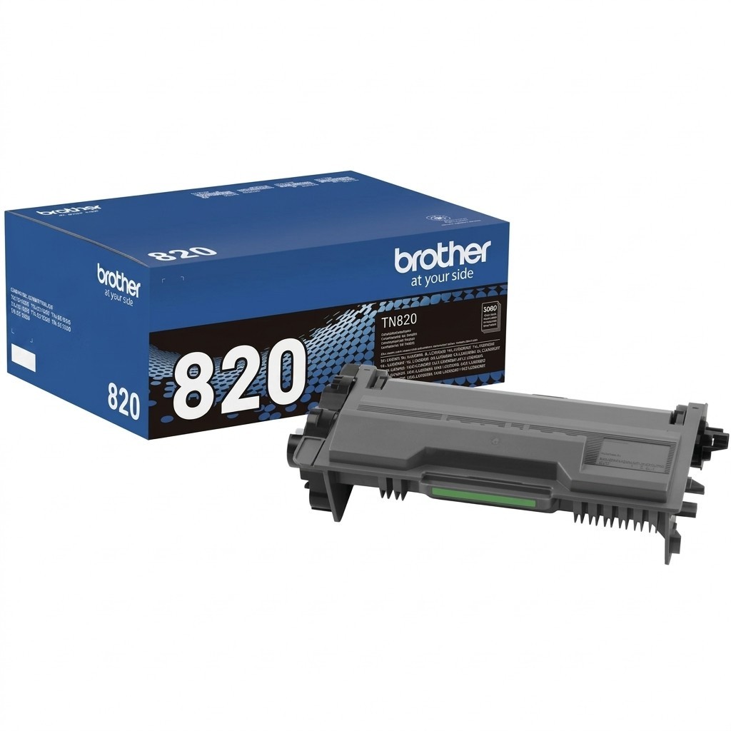 Brother Genuine TN820 Black Toner Cartridge DCP-L5500, HL-L5000, MFC-L5700...