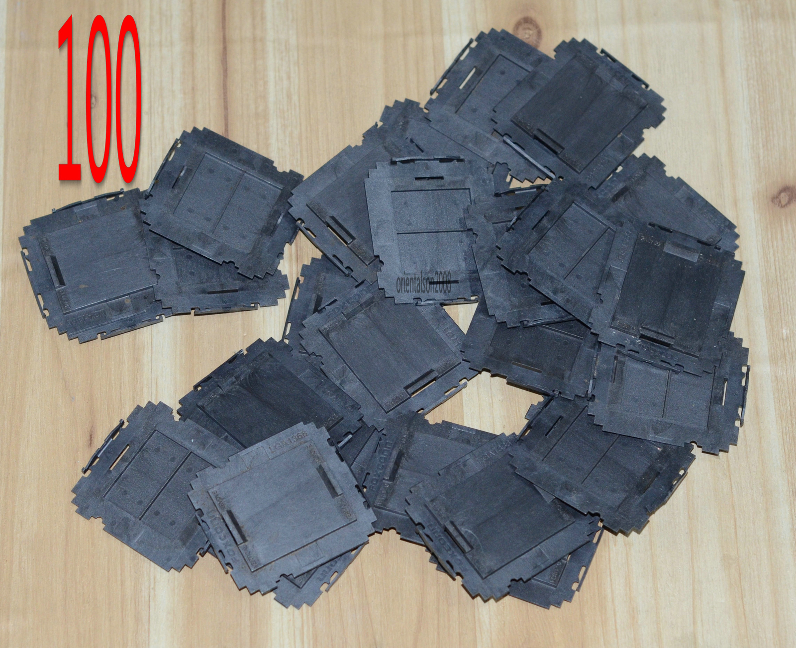 100PCS X Original Foxconn Intel LGA1366 1366 CPU Socket Protector Cover