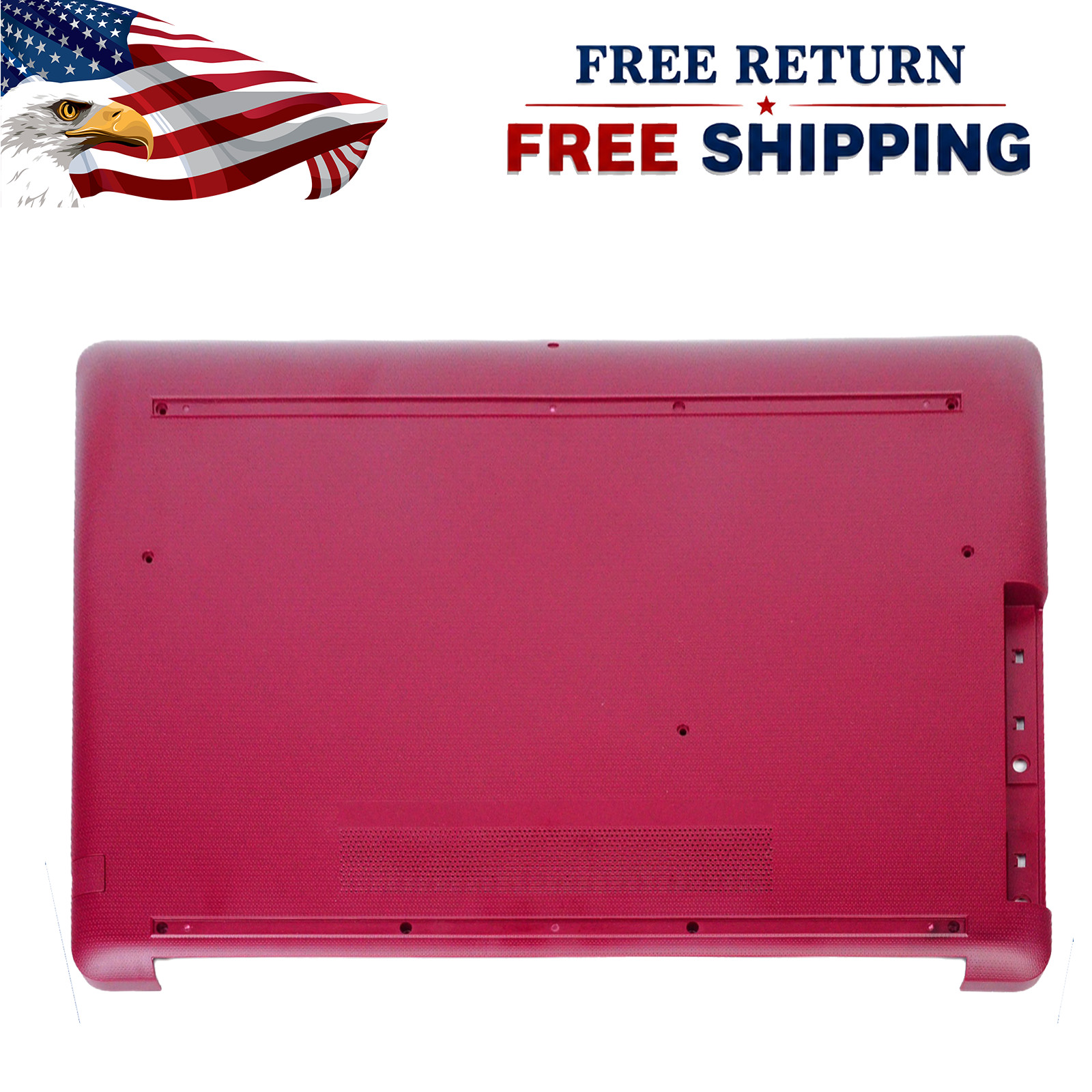 L22514-002 Burgundy Bottom Case Cover for HP 17-BY 17T-BY 17-CA 17Z-CA Laptop