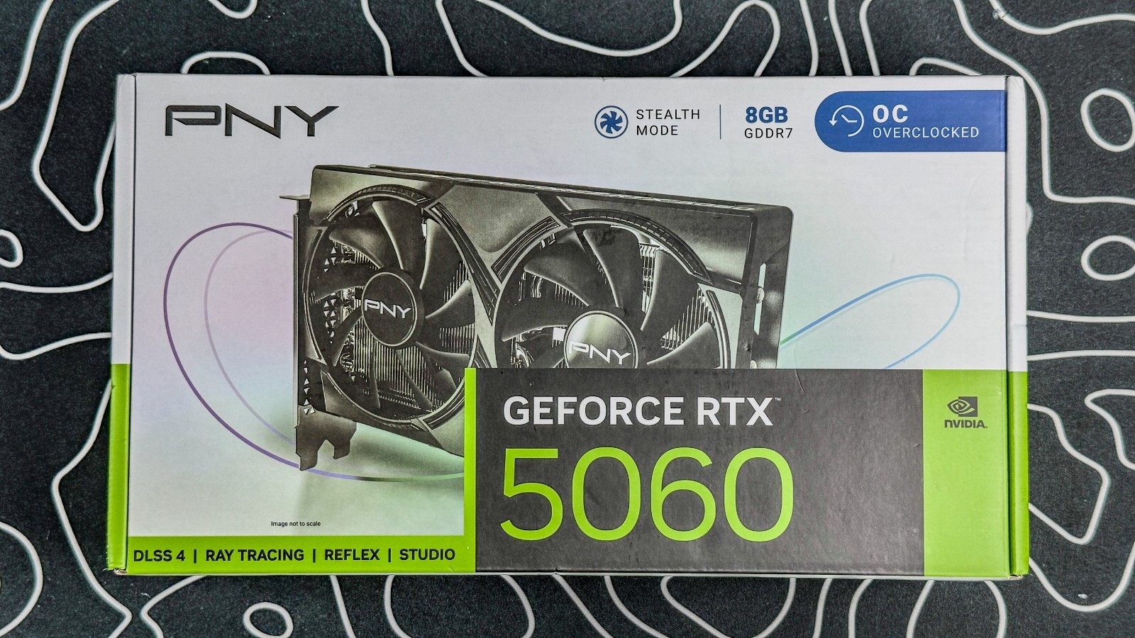 PNY NVIDIA GeForce RTX™ 5060 OC Dual Fan Graphics Card (8GB GDDR7, 128-bit)