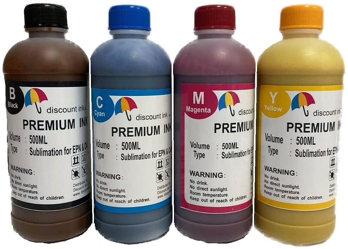 4x500ml Sublimation INK refill ink for Epson 522 ET-2720 ET-4700 Ecotank printer