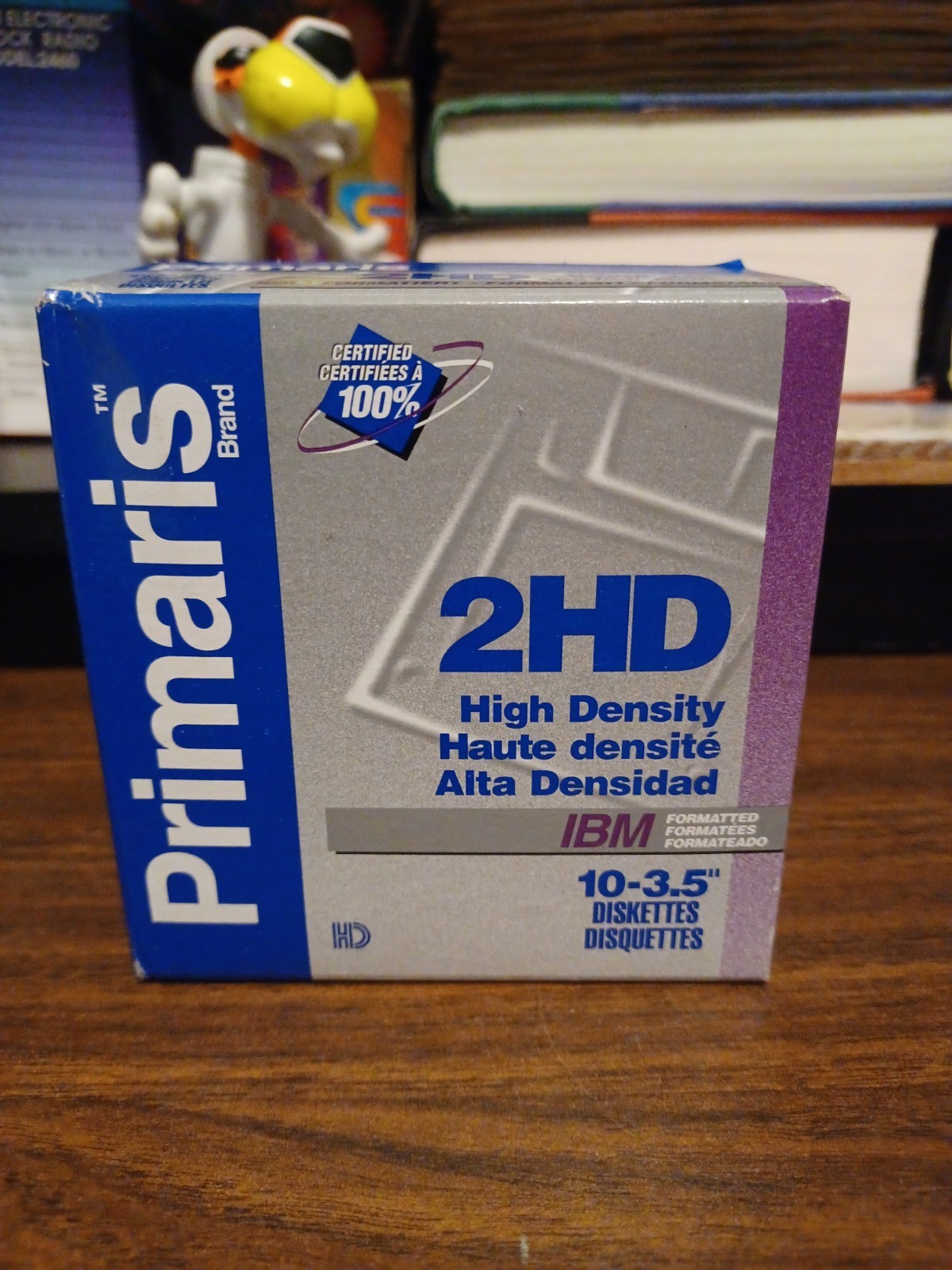 Vintage Primaris Brand 2HD IBM Formatted 3.5" Diskettes, NIB High Density 