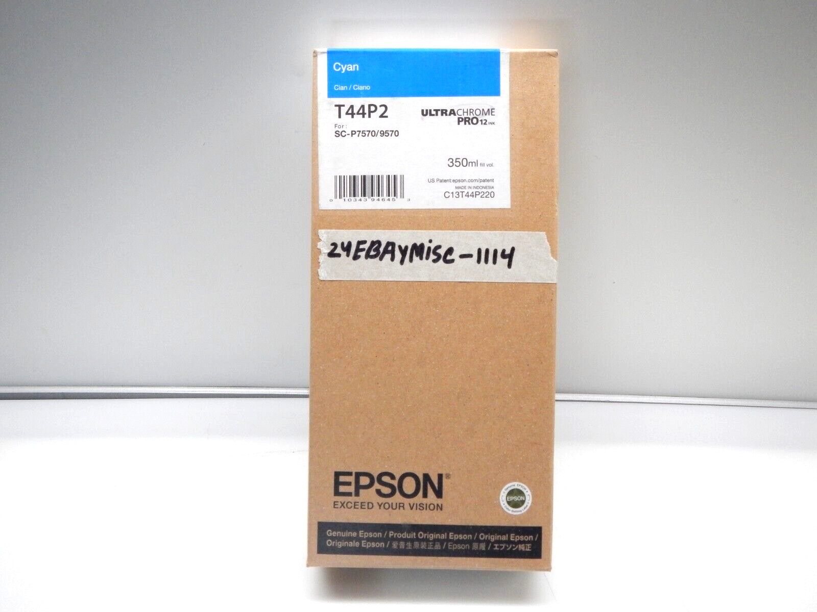 Original EPSON Pro12 INK T44P2 SC-P7570/9570 350ml New in Box