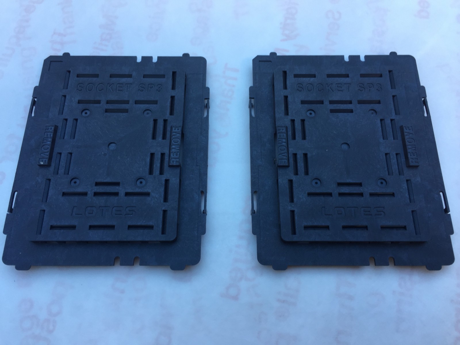 20 pcs  TR4  CPU SOCKET COVER FOR ASUS PRIME X399A,ZENITH EXTREME,GIGABYTE X399