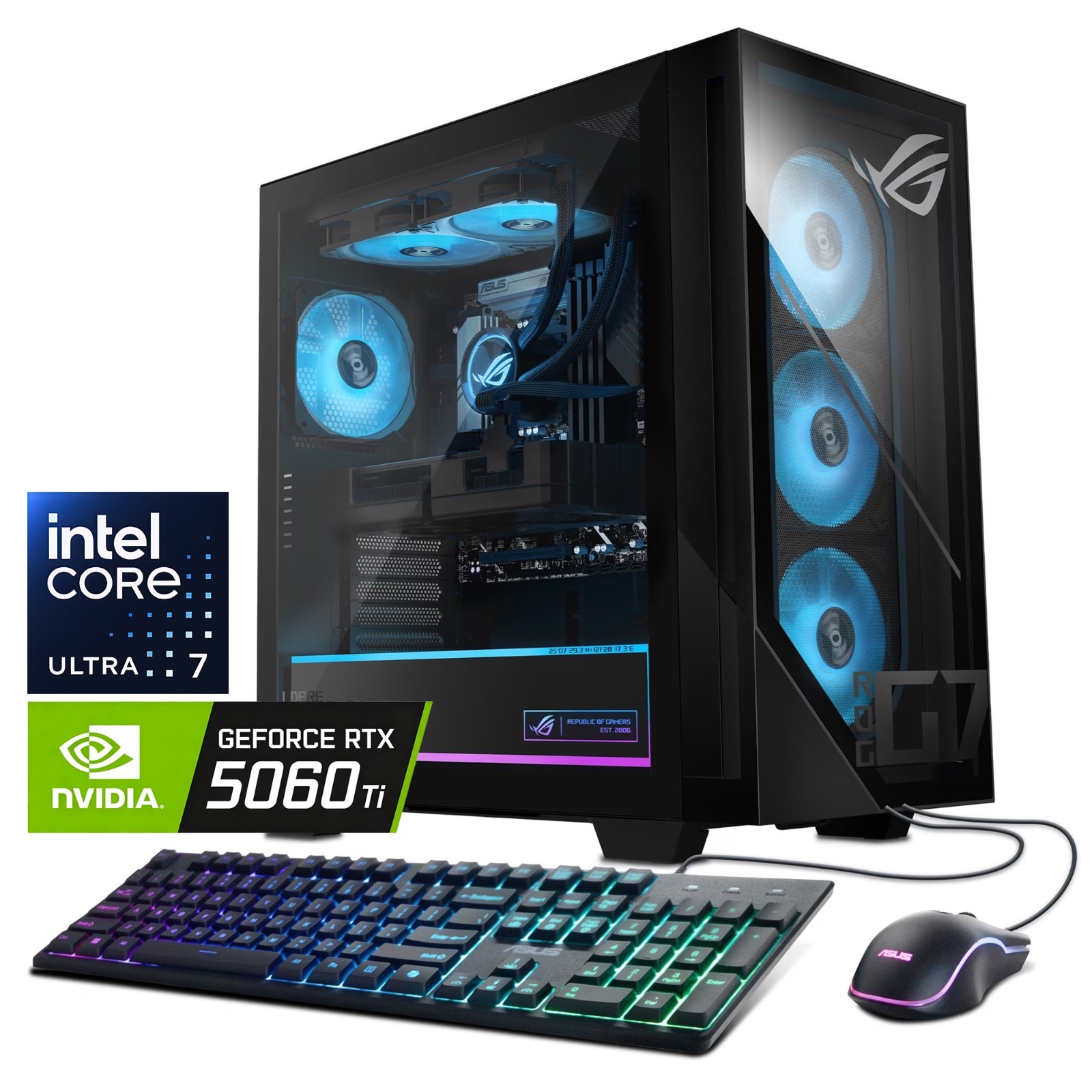 ASUS ROG G700 (2026) Gaming Desktop Intel Core Ultra 7 265KF RTX 5060 Ti 64GB