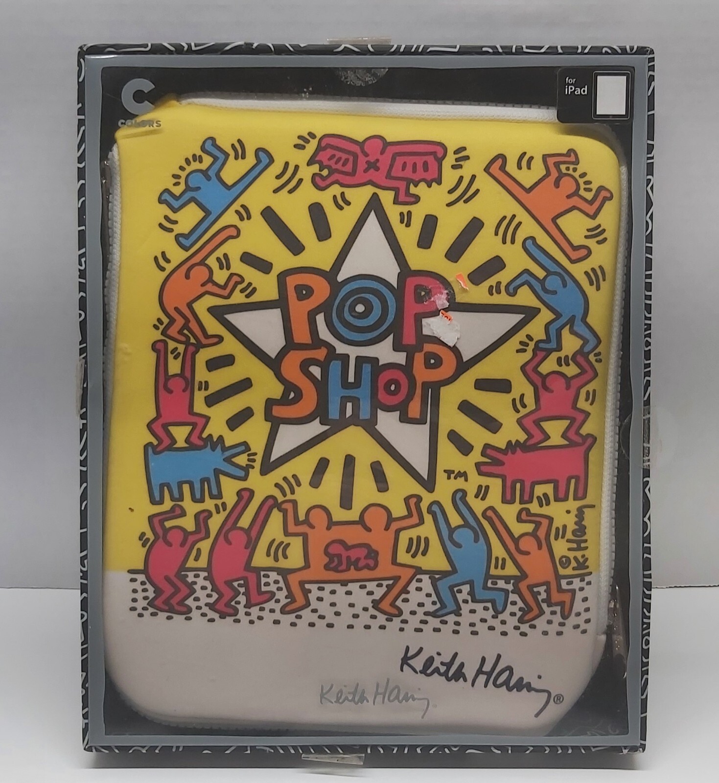 Keith Haring Original Artwork Collectable Neoprene Sleeve Case For iPad iPad 2 
