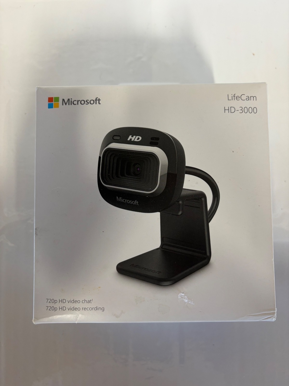 Microsoft LifeCam HD-3000 Webcam 720p HD Video Chat and Recording