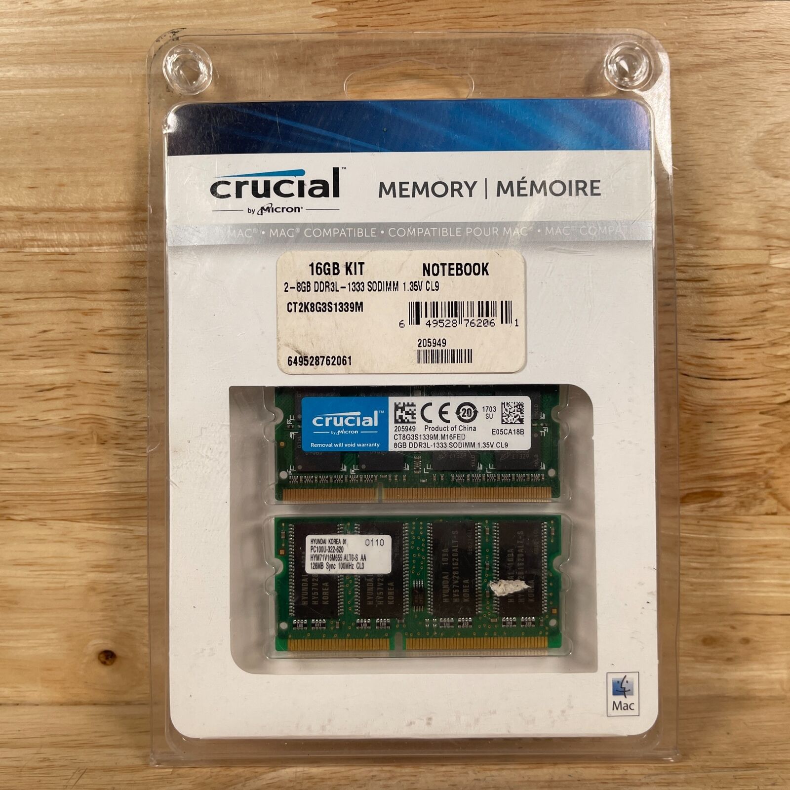 Crucial By Micron CT2K8G3S1339M 2x8GB DDR3L-1333 SODIMM RAM Memory - (16GB-Kit)