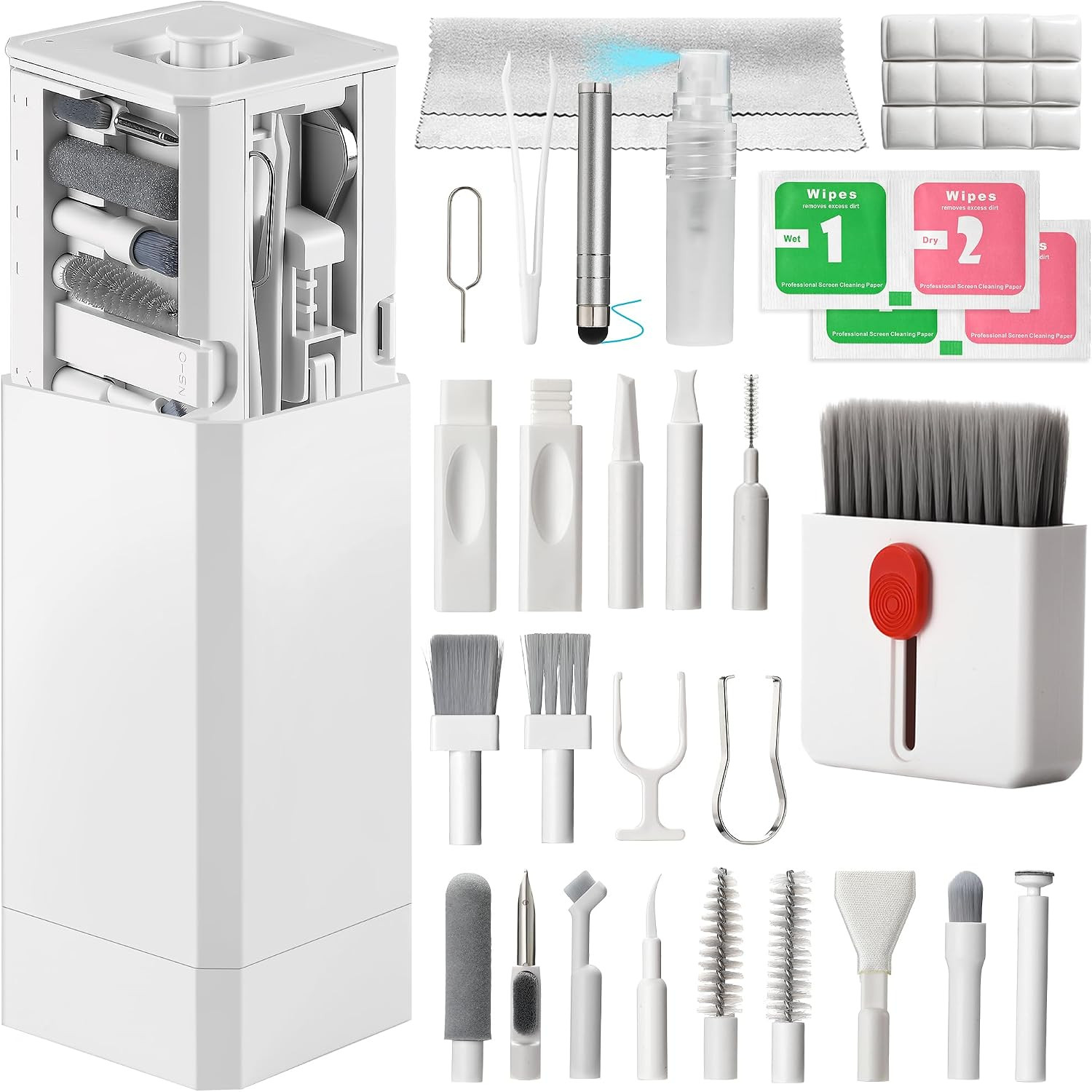 Upgraded 47PCS Phone Cleaning Kit, Airpod & Iphone Cleaner, Electronics Cleaning