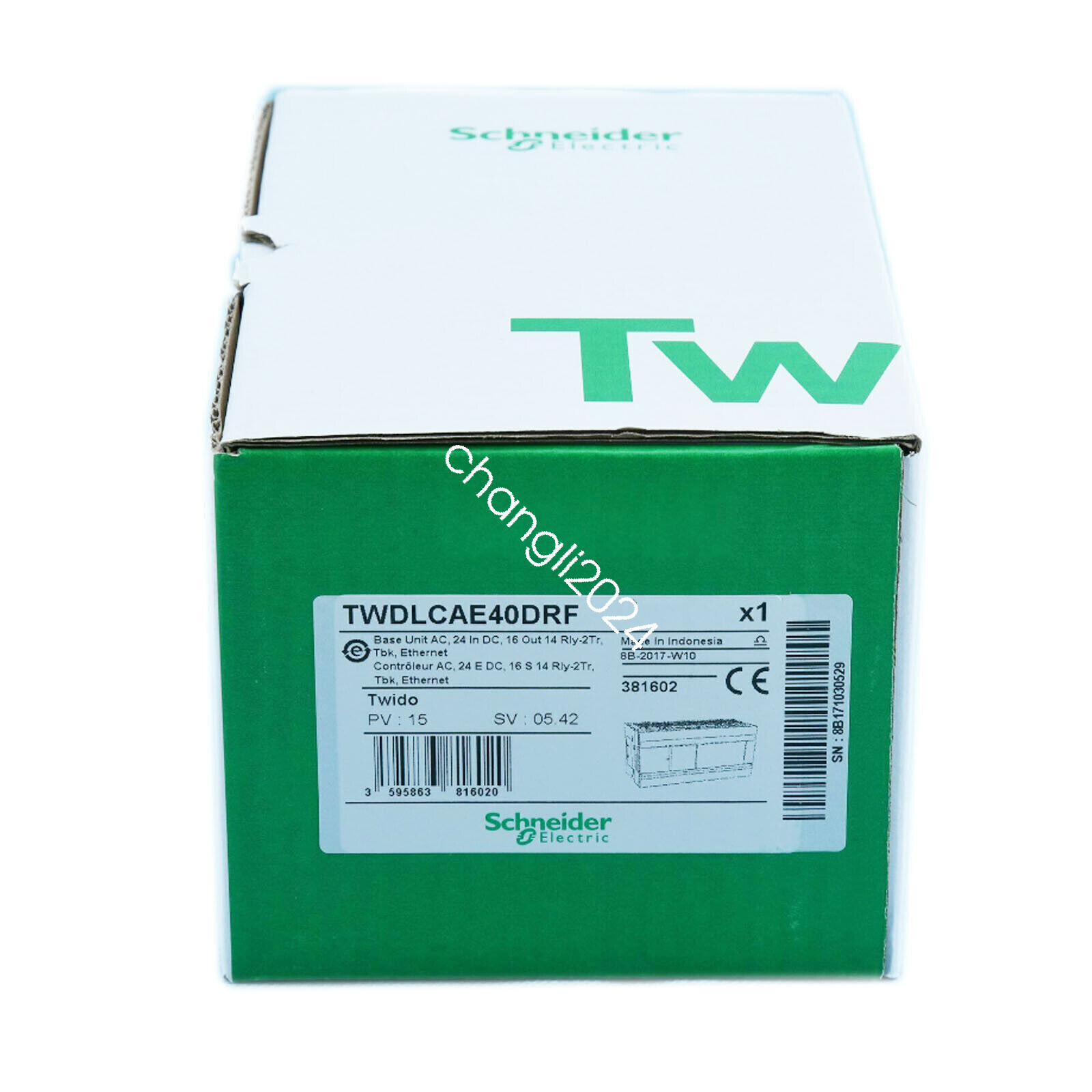 New Genuine Schneider Twido TWDLCAE40DRF PLC 24 In Base Unit