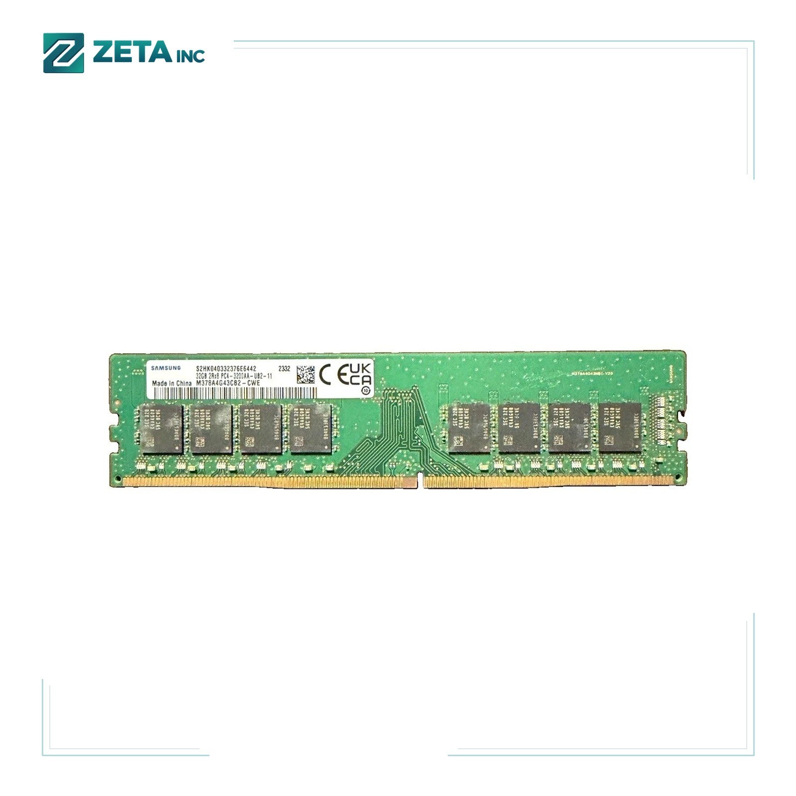 M378A4G43CB2-CWE Samsung 32GB (1X32GB) 2RX8 PC4-3200AA MEMORY