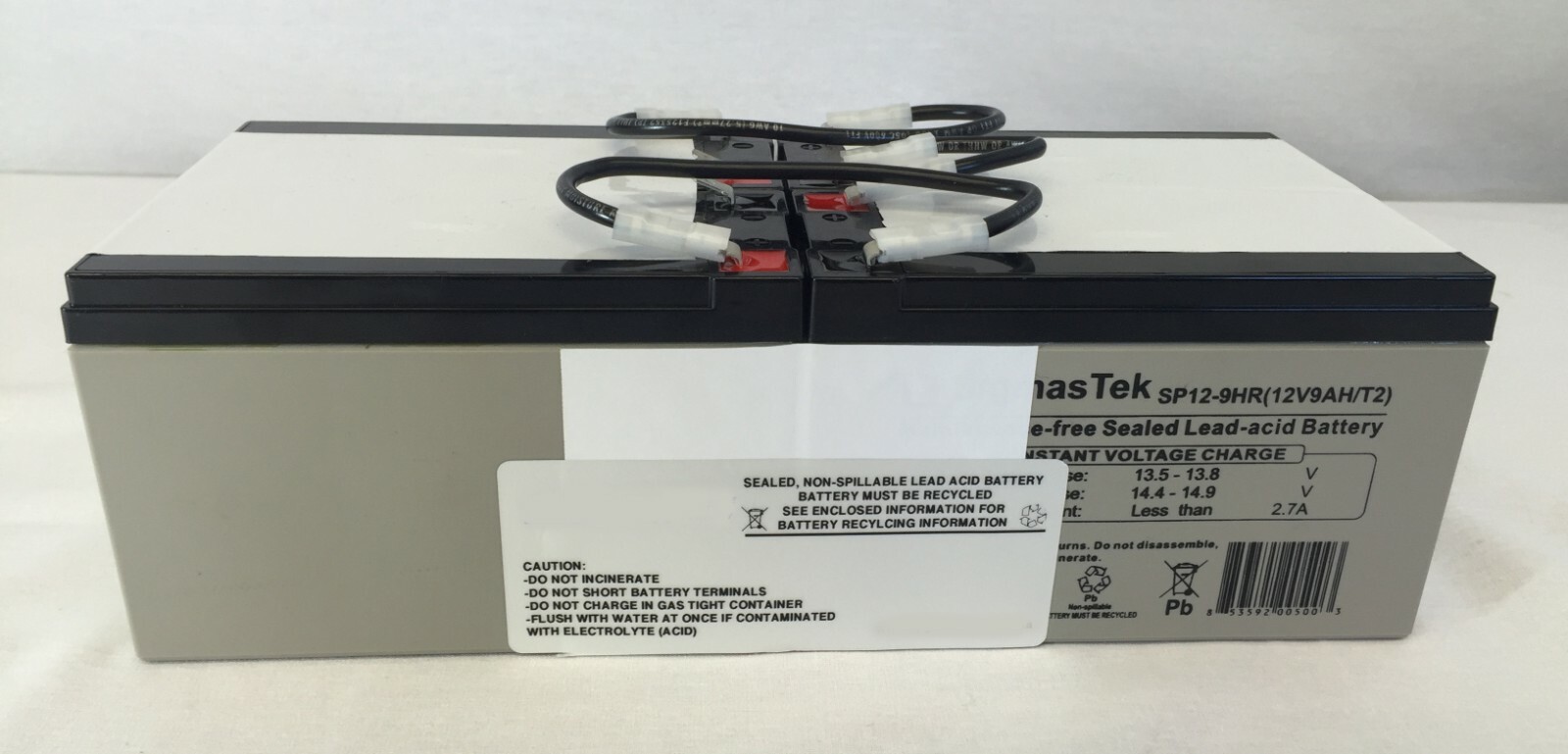Powerwarehouse RBC94-3U compatible battery for Tripp Lite SMART5000TEL3U 12V 9AH