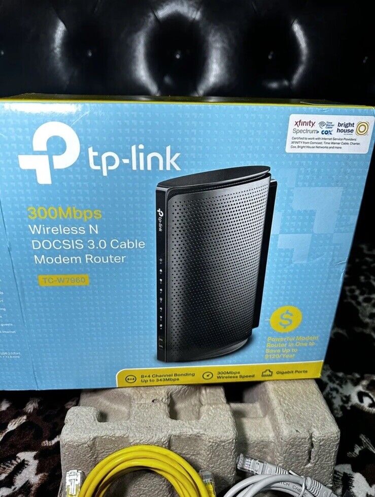 TP-Link TC-W7960 300Mbps Wireless N DOCSIS 3.0 Cable Modem Router