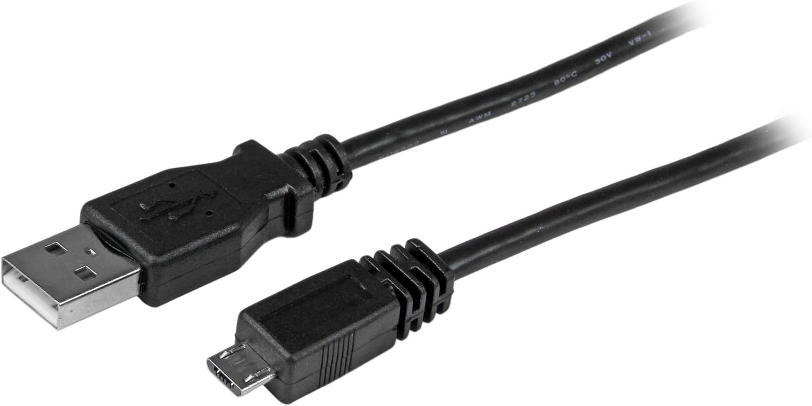 Startech.Com 10 Ft. (3 M) USB to Micro USB Cable - USB 2.0 a to Micro B - Black