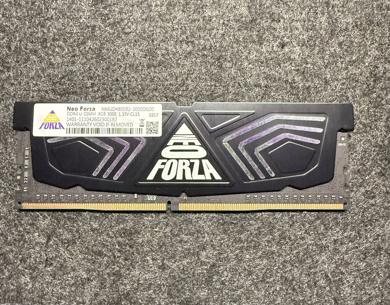 Neo Forza 8GB DDR4 3000MHz PC4-24000 CL15 1.35V Desktop RAM UDIMM