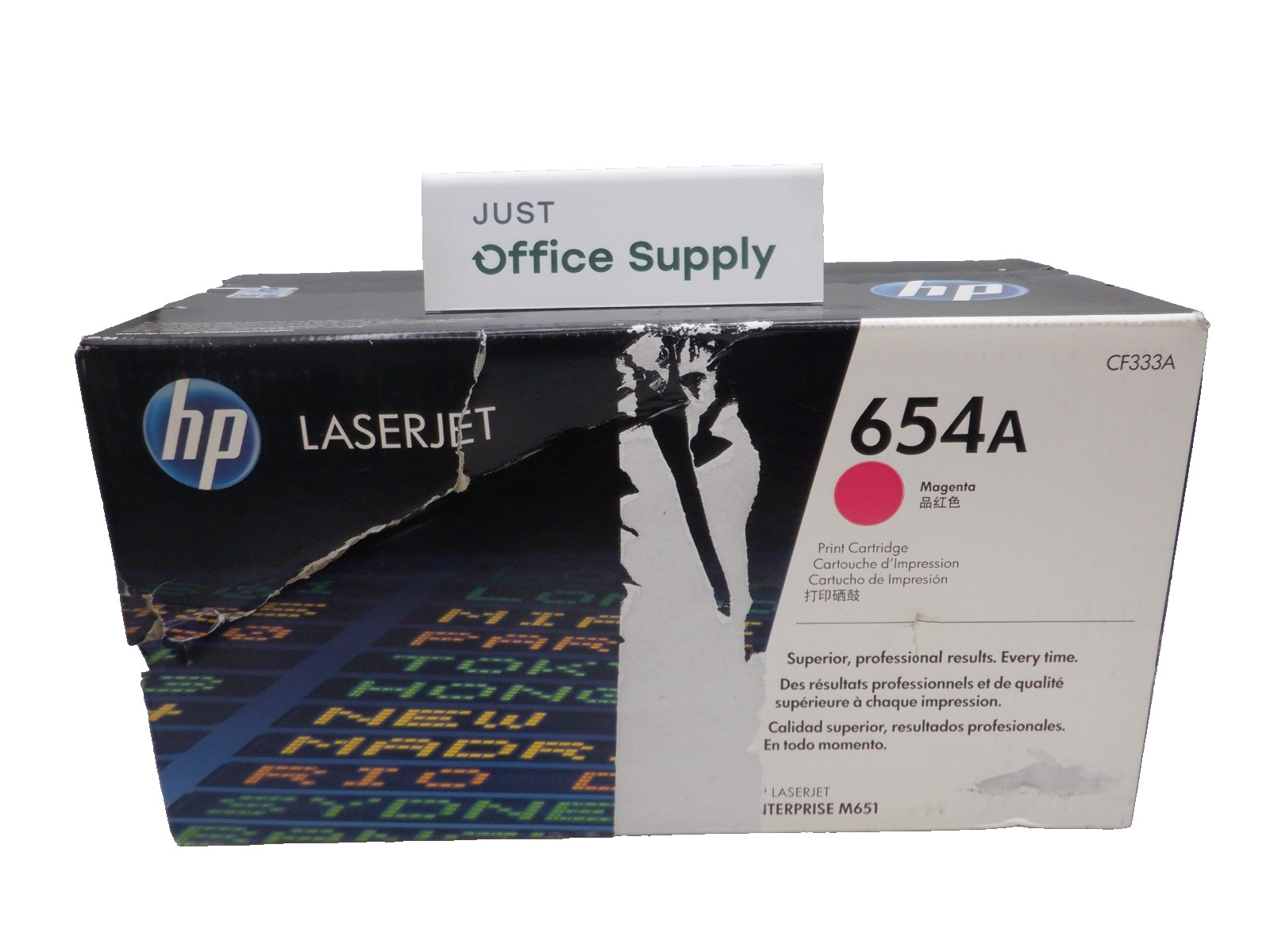 Genuine HP 654A CF333A Magenta Print Cartridge  DD