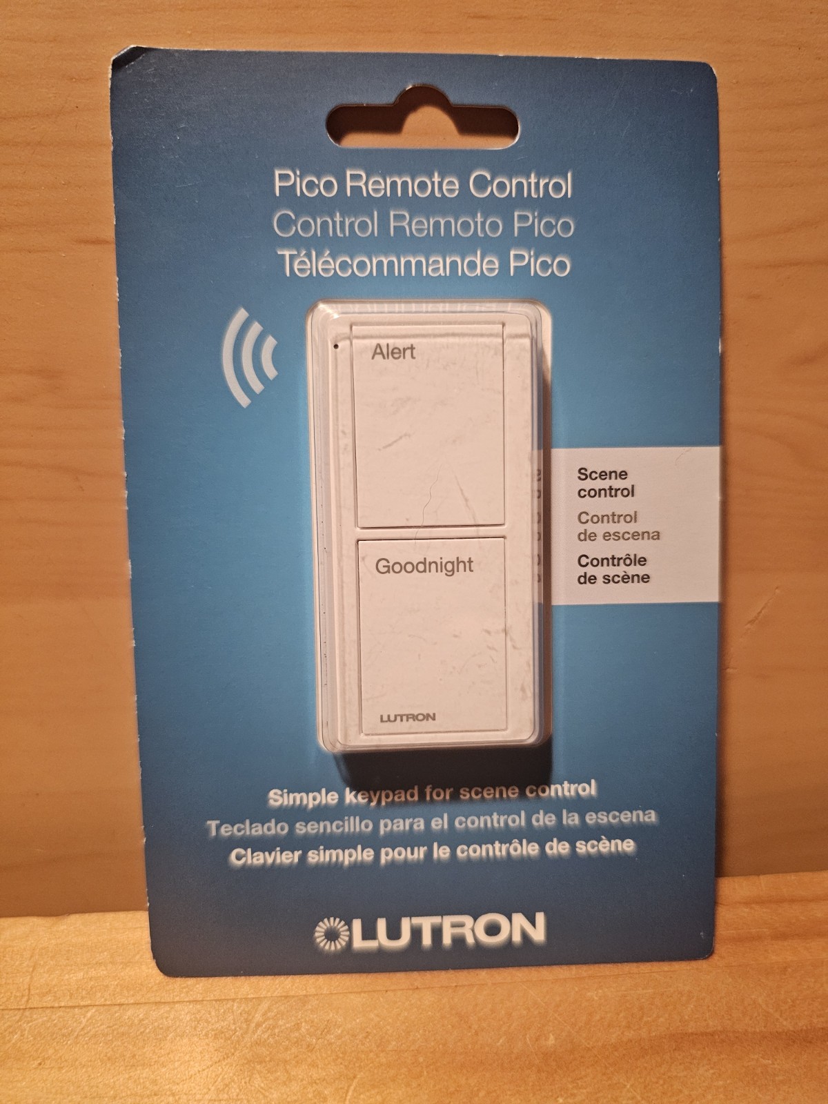Lutron Pico Control- HOME AWAY SCENE LUT-PJ2-2B-GWH-P01 NEW