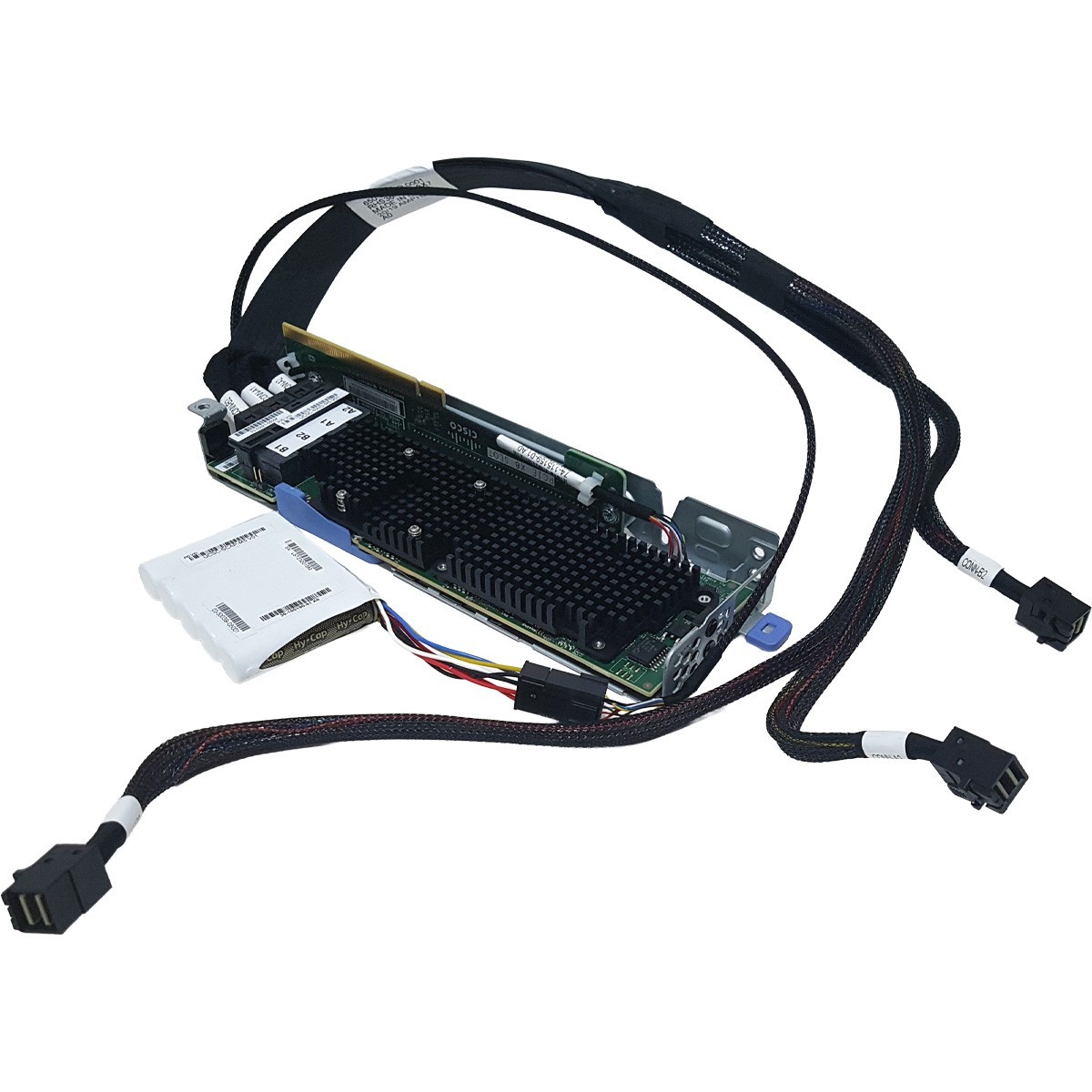 Cisco UCSC-RAID-M5 12Gb 4-Port SAS RAID Controller + Riser +3x SAS Cable + BBU