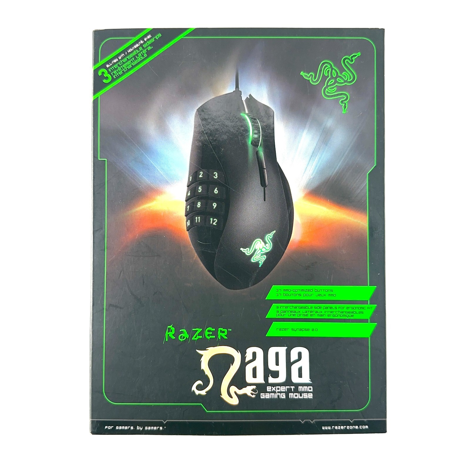 Razer Naga 2012 Gaming Mouse RZ01-0058