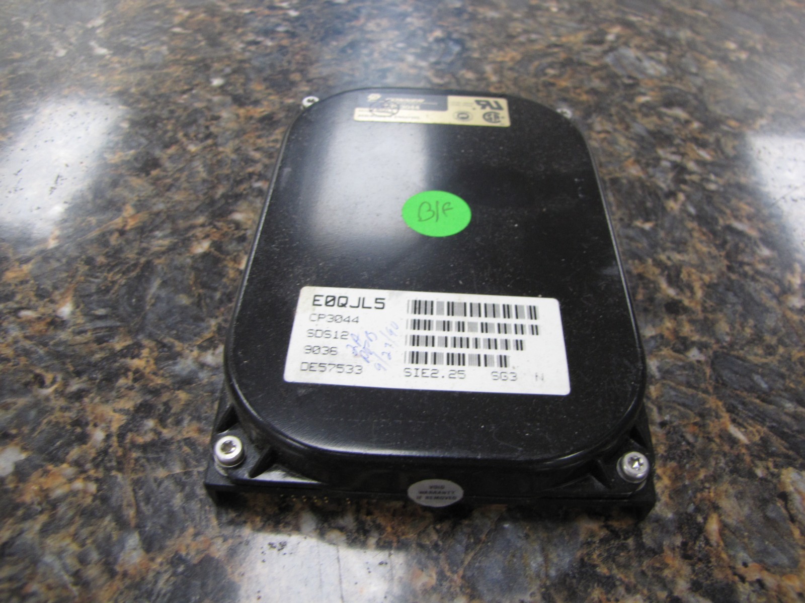 Vintage Conner Peripherals CP-3044 3.5-inch Hard Disk Drive - NU20