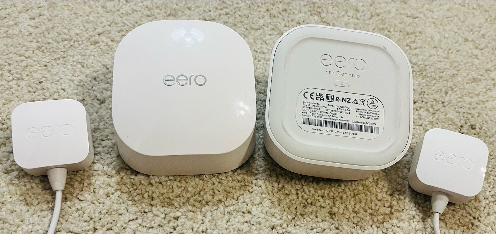 EERO 6 Dual-Band Mesh Wi-Fi 6 Extender Q010001 with Power Cord - 2
