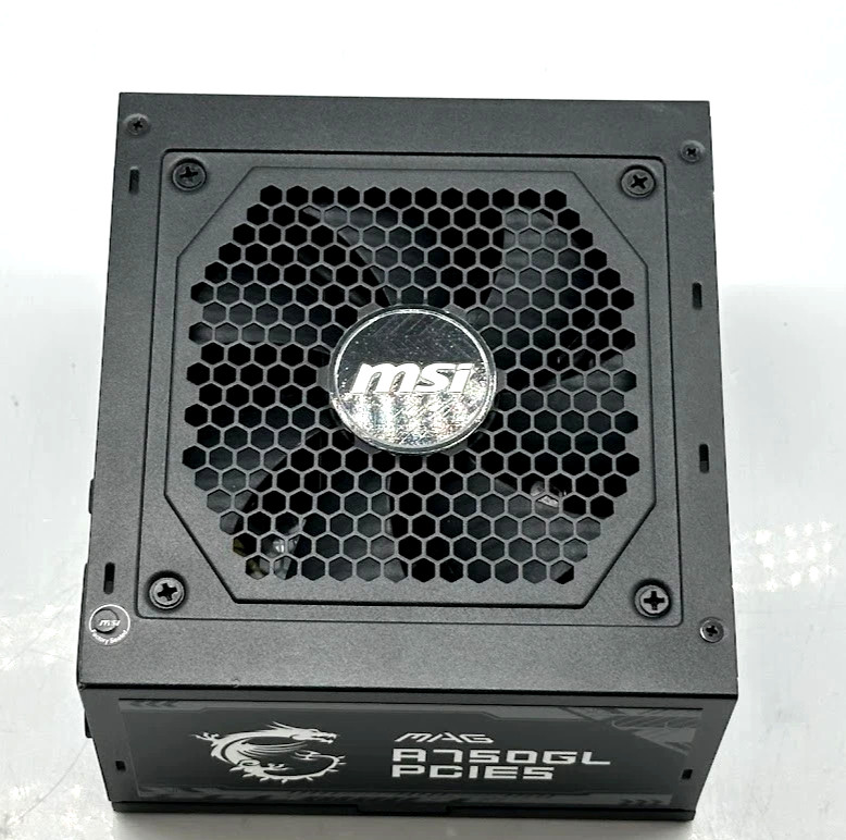 MSI - MAG A750GL PCIE 5 750W ATX 3.1 Full Modular 80+ Gold Gaming Power Supply