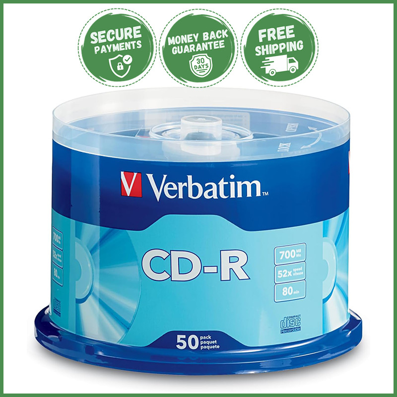 CD R BLANK DISCS RECORDABLE DIGITAL STORAGE Music Data Backup Write Once Discs
