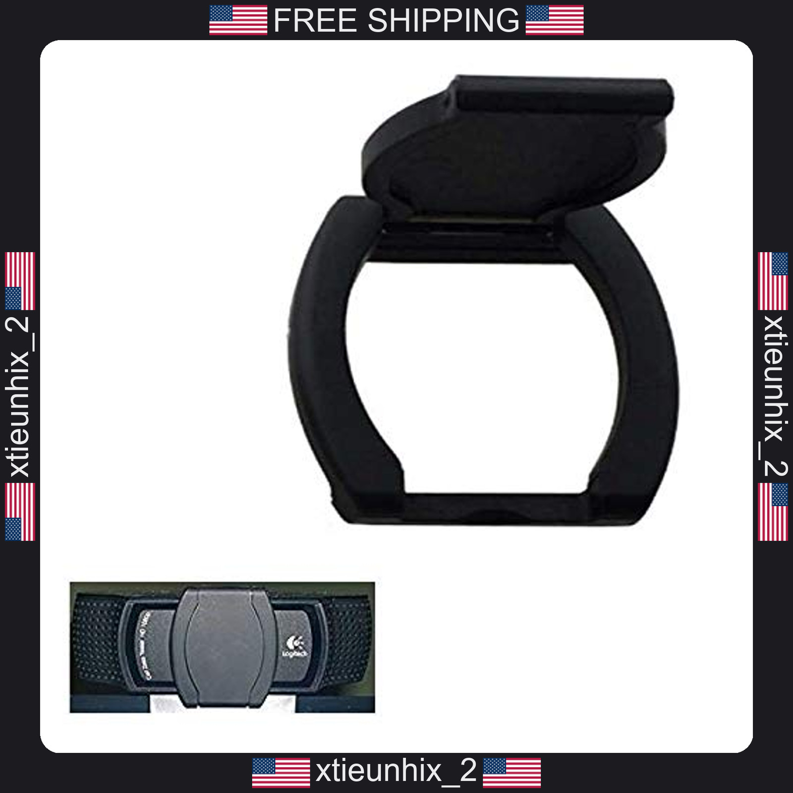 Webcam Cover for Logitech C920 C930e C922 HD Pro Privacy Shutter