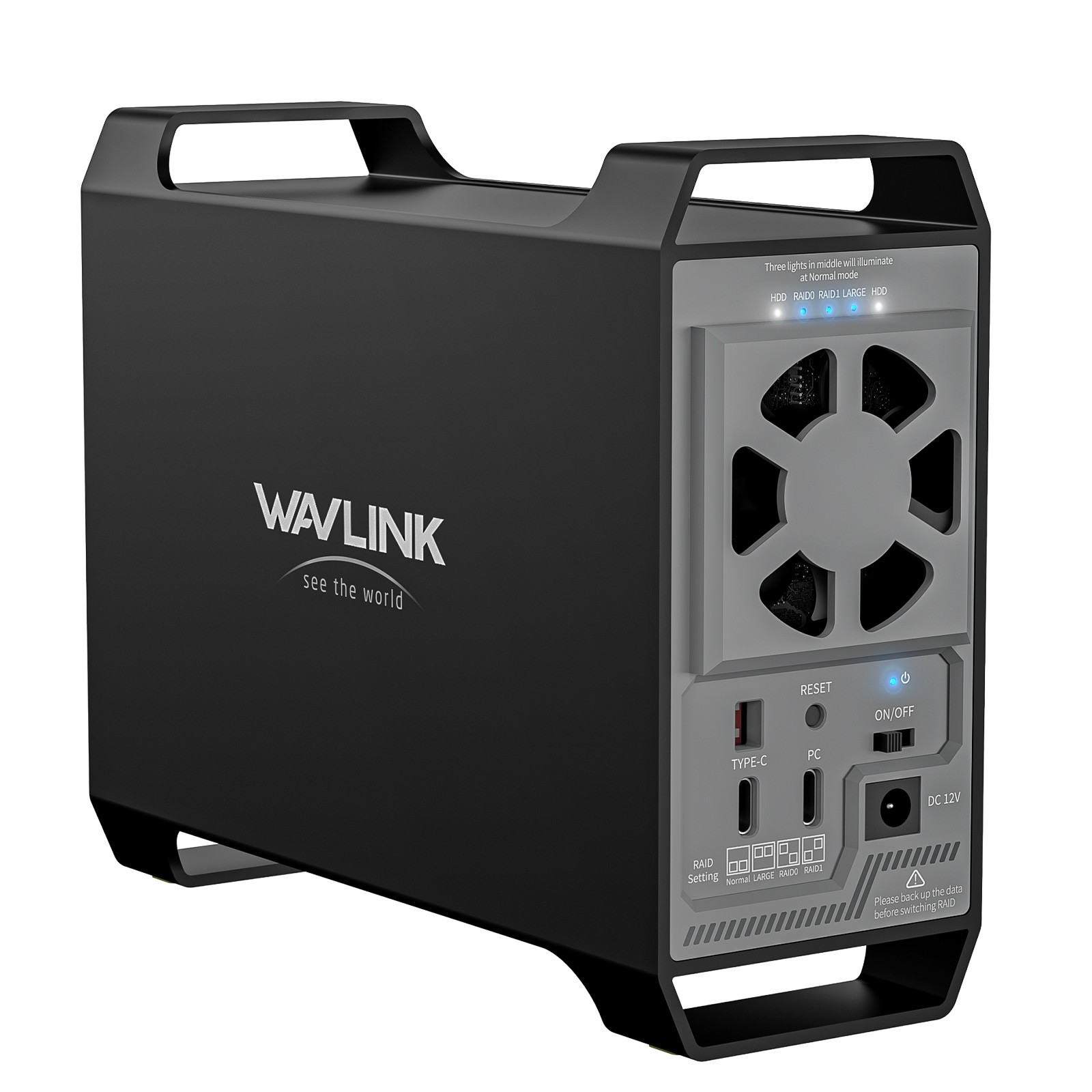 WAVLINK PCIe NVMe SSD Enclosure USB4 External Hard Drive SATA Docking Station