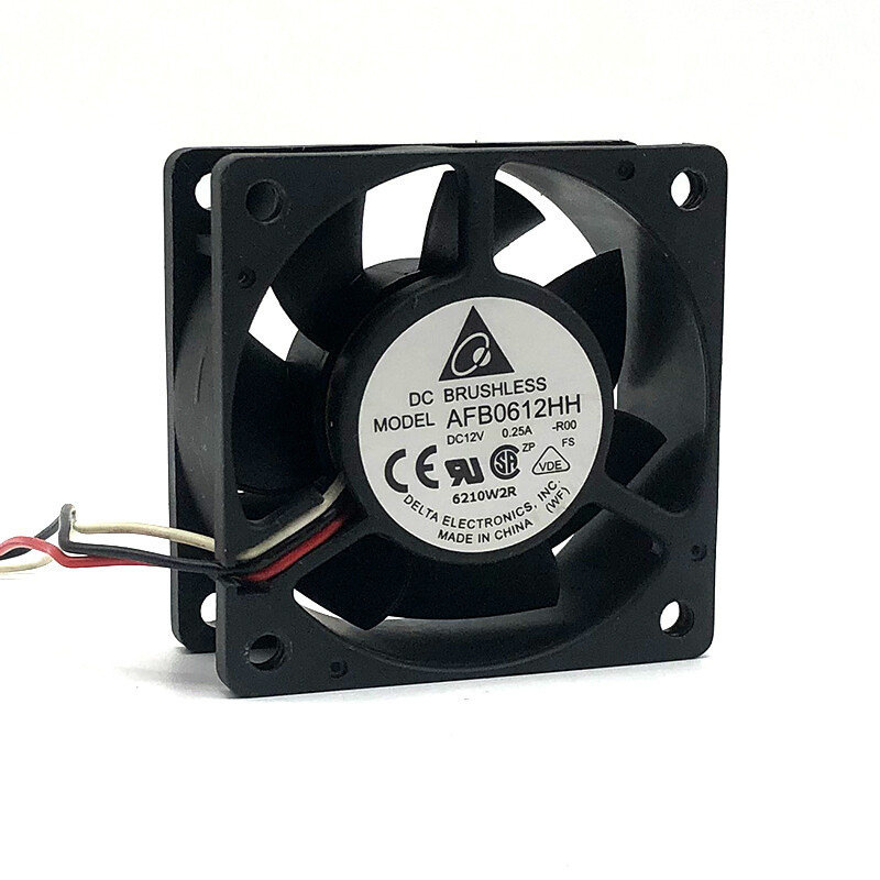 AFB0612HH-R00 Daul ball Alarm cooling fan DC12V 0.25A 3wire 60×60×25mm