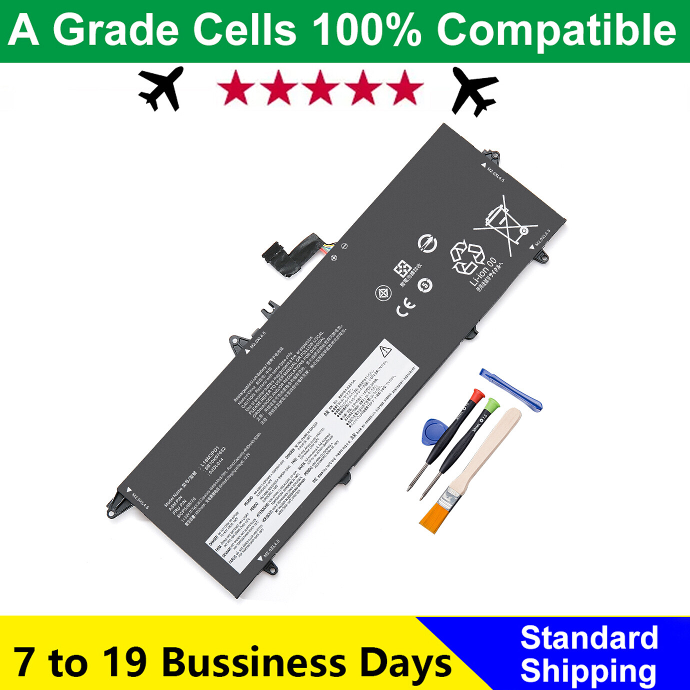 L18M3PD1 Battery For Lenovo ThinkPad T490s T495s T14s Series L18C3PD1 L18L3PD1