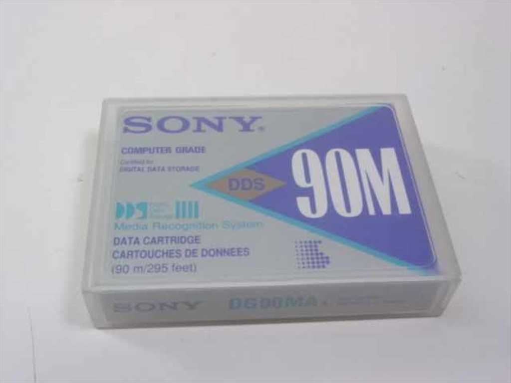 Sony DG90M DDS Data Cartridge Tape 90M 295 Feet Computer Grade Media