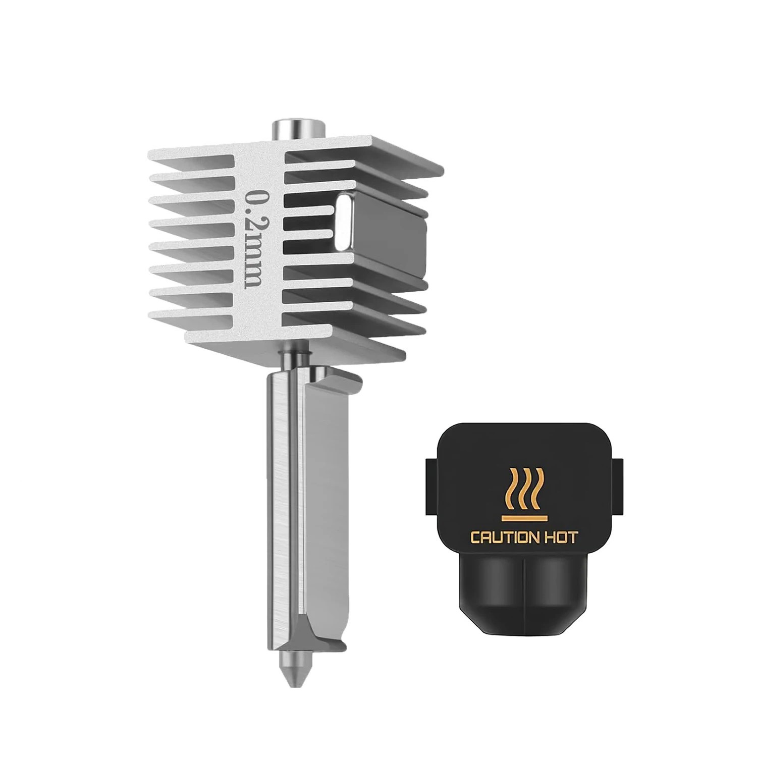 For Bamboo A1/A1 Mini/ A2L Hotend Kit Stainless Steel One-Pieace Nozzle 0.2-0.8