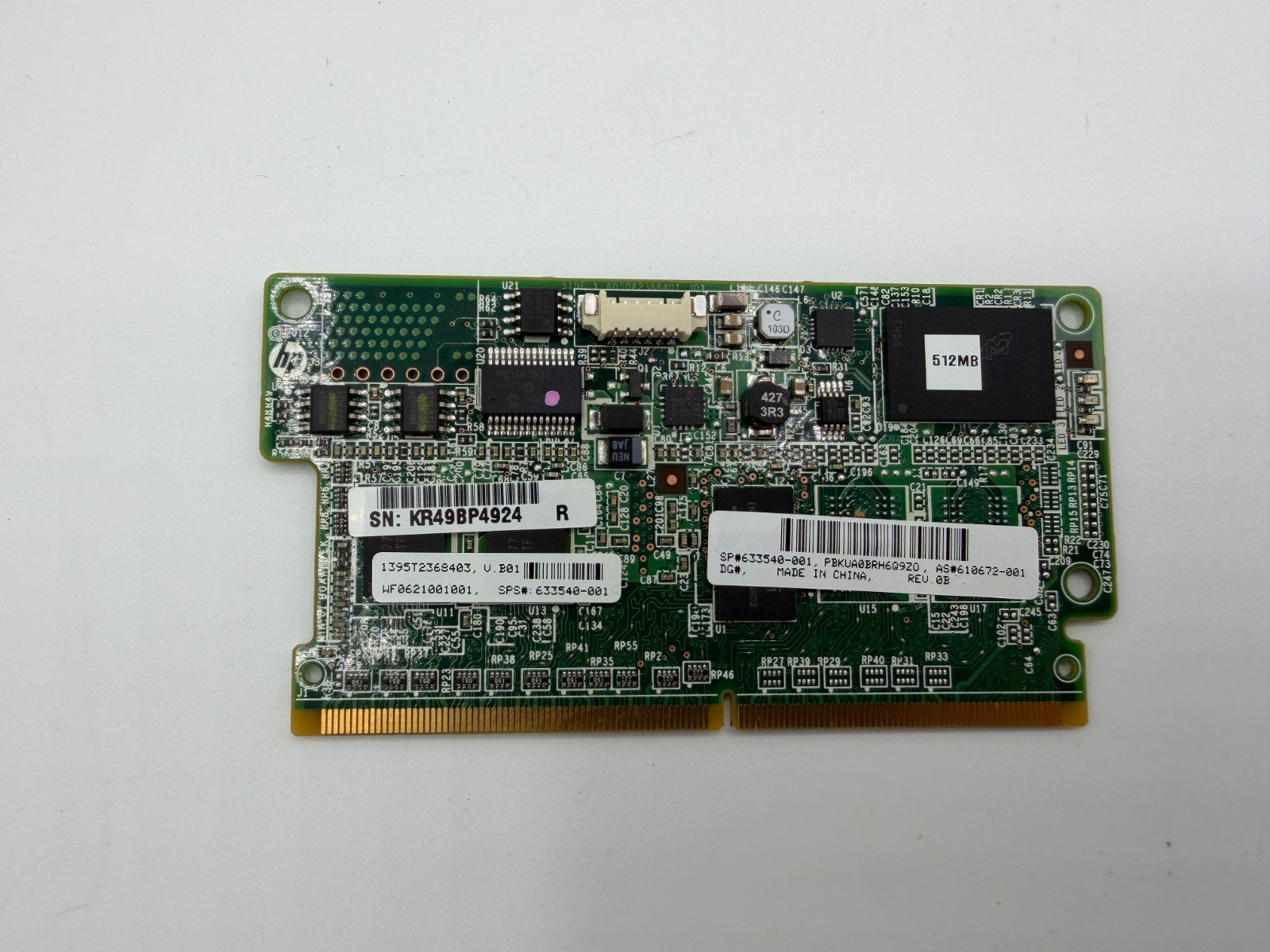 HP 512MB FBWC Cache Module 610672-001 633540-001 Smart Array P420 P421 P222