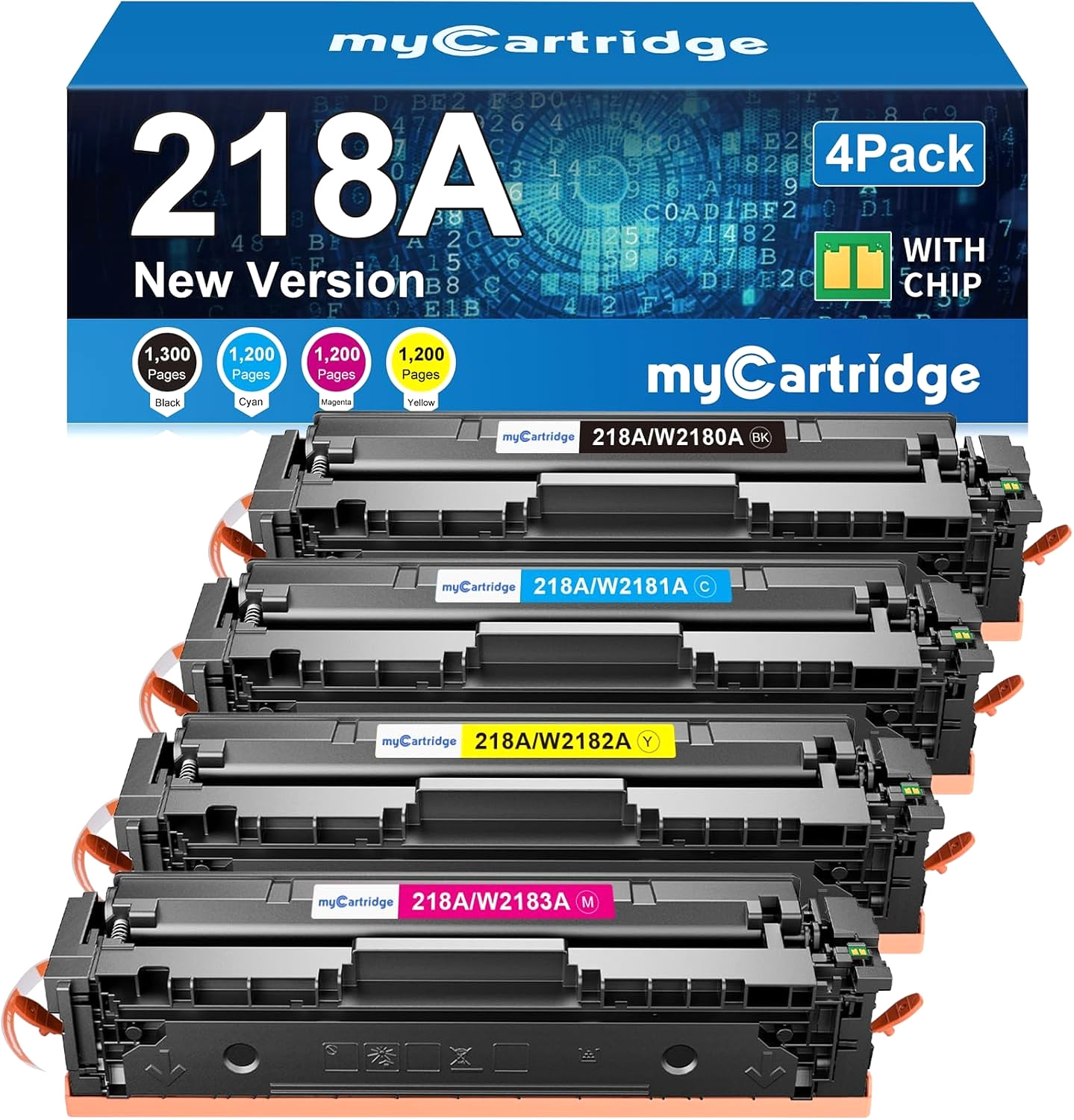 Toner Cartridge for HP 218A Color LaserJet Pro 3201dw MFP 3301fdw 3301cdw 3301sd