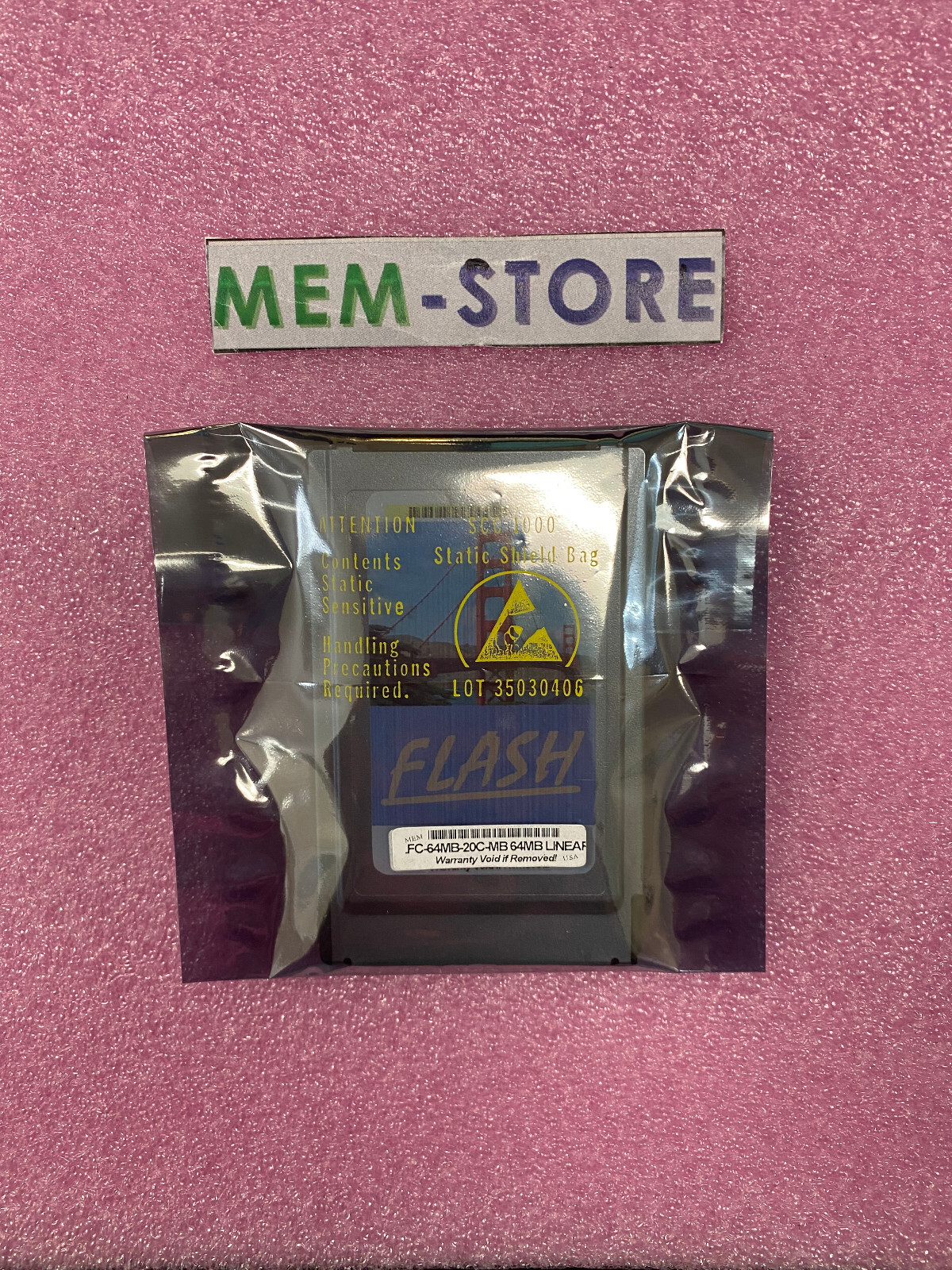 MB-LFC-64MB-20C Compatible 64MB Linear Flash Card 5V 16-Bit Strata Flash New