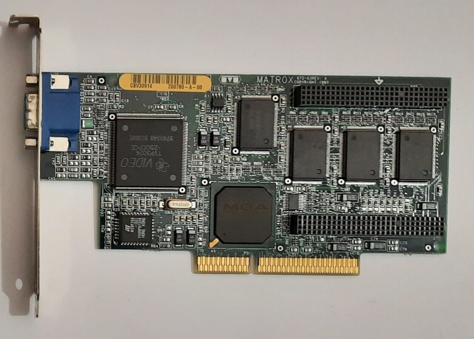 Matrox Millennium II AGP Graphics Card (MIL2A/4/OEM, 2164W, 4MB, Retro, 1997)