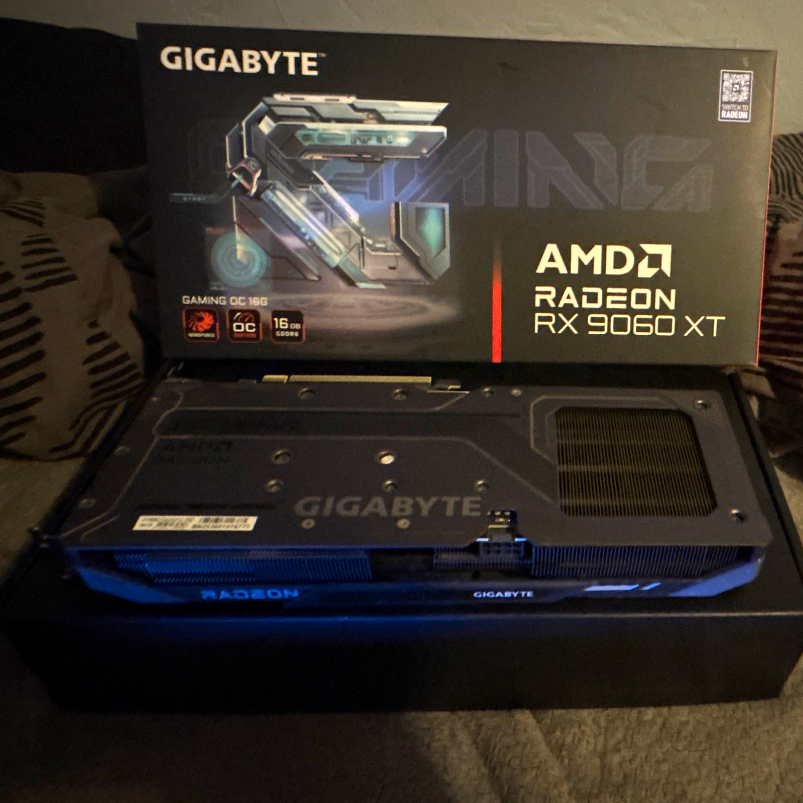 GIGABYTE Radeon RX 9060 XT GAMING OC 16GB PCIe Graphics Card OC16GD