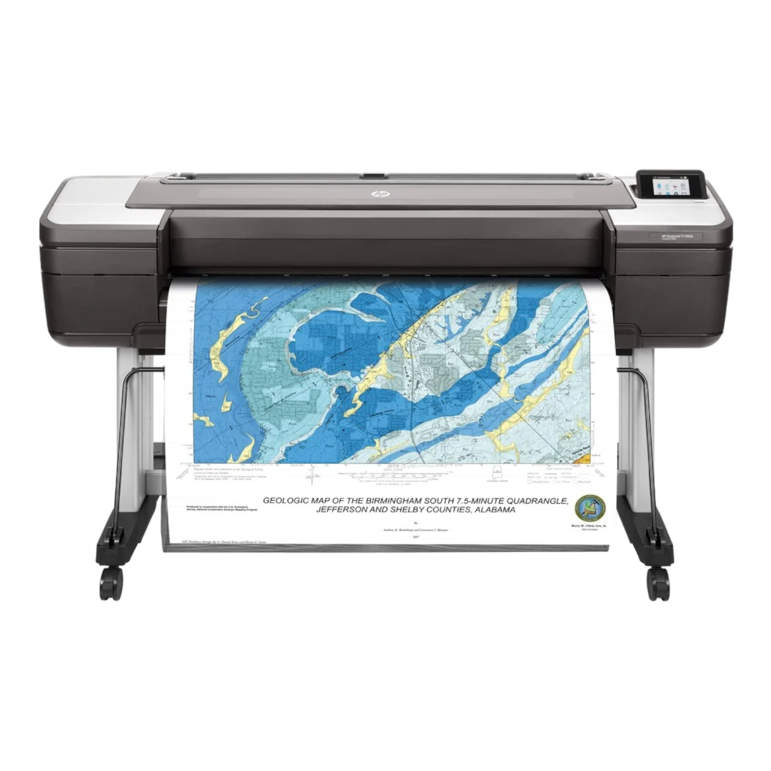 New Open Box HP DesignJet T1700dr 44' PostScript Printer:USGOV, 1VD88B#BCB