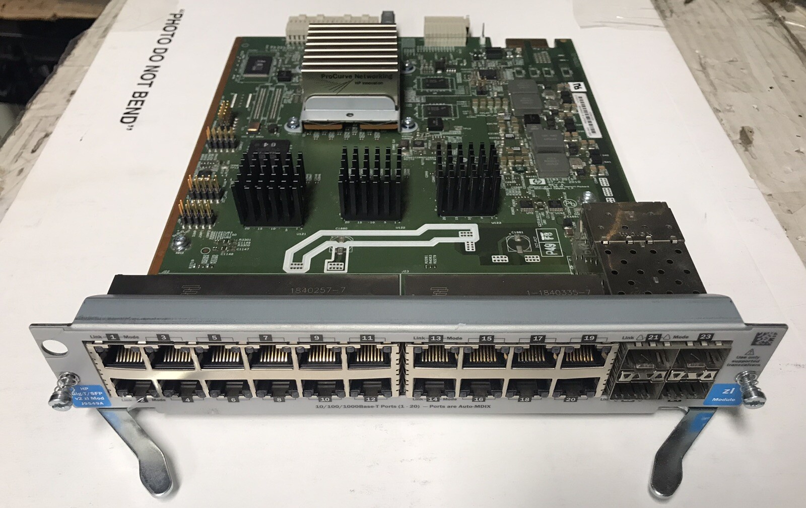 J9549A HP Switch zl 20P Gig-T / 4P SFP v2 Module USED