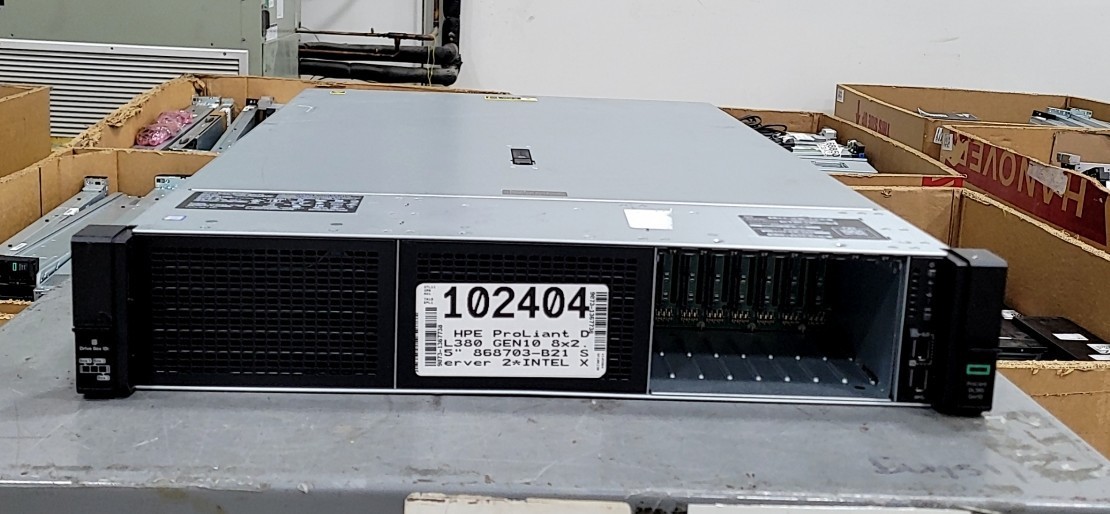 HPE ProLiant DL380 GEN10 868703-B21 8x2.5" Server 2*XEON GOLD 6128 SEE NOTES