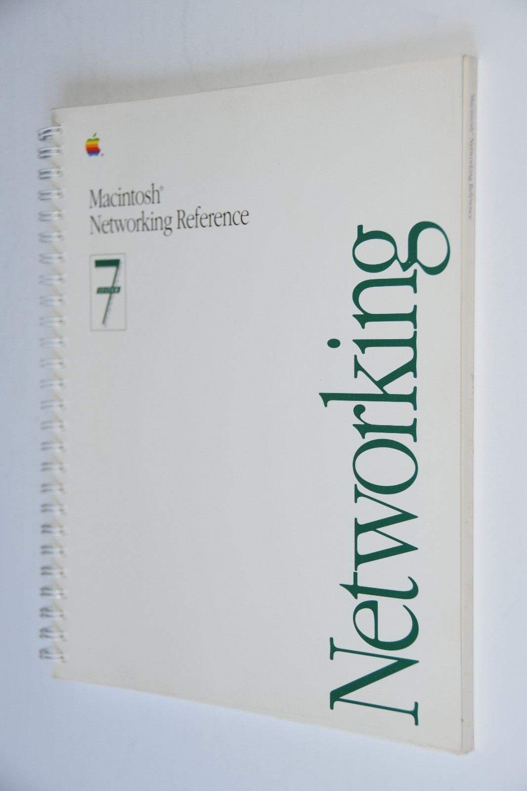 Vintage 1991 Apple Networking Macintosh 7 Reference Manual Guide 030-3936-A book