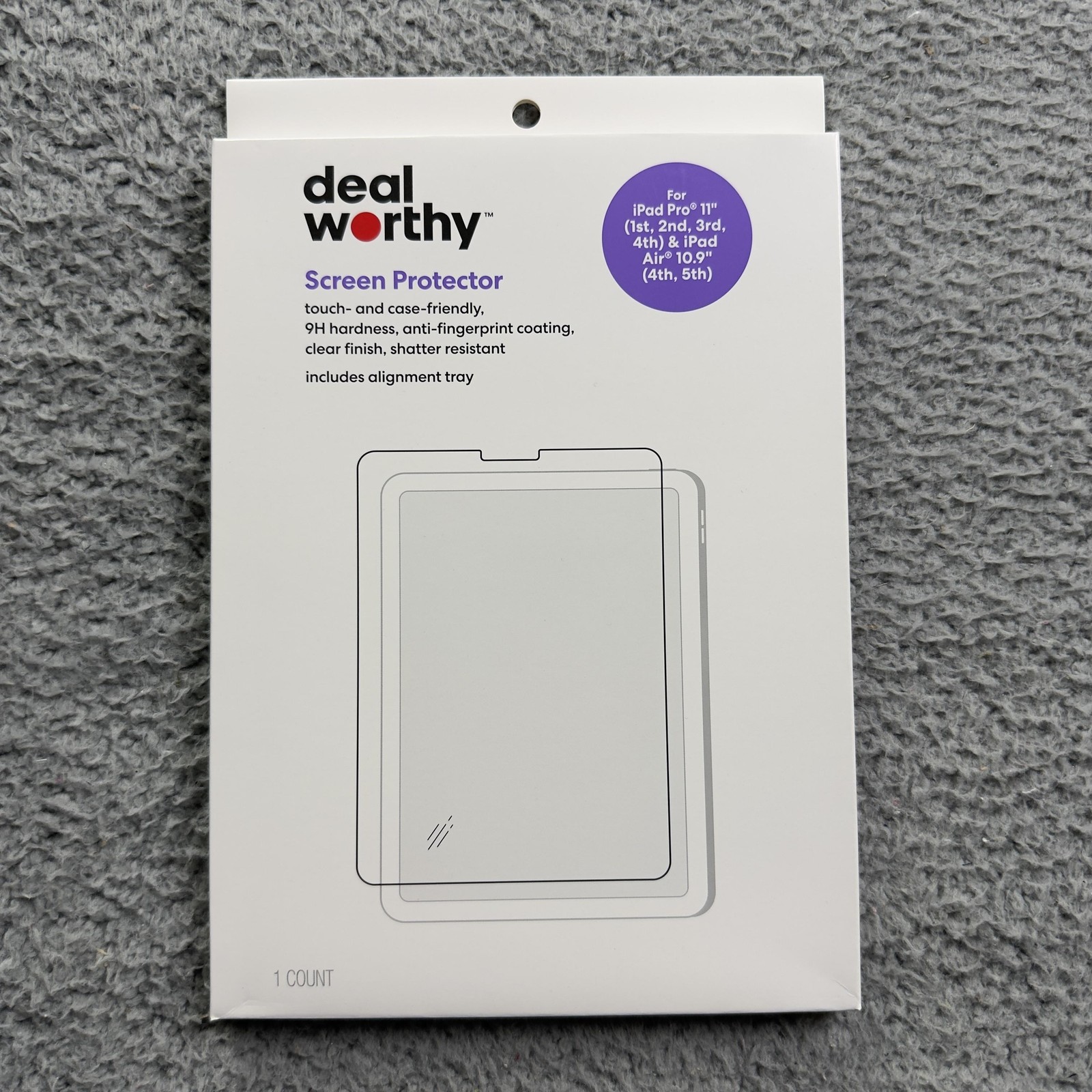 Deal Worthy Screen Protector IPad Pro 11 IPad Air 10.9 Clear Tempered Glass New