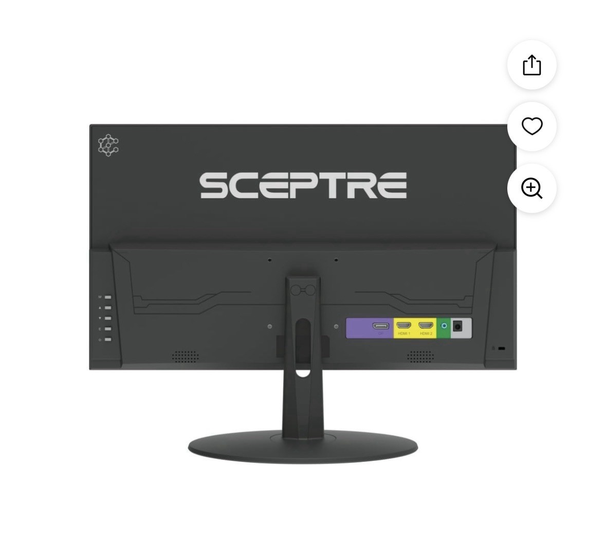 Sceptre 24-inch Curved Gaming Monitor 1080p R1500, 98% sRGB, HDMI VGA Connectors