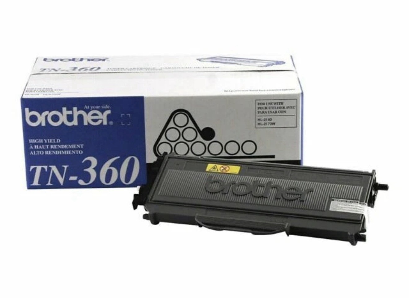 OEM Brother TN-360 High Yield Black Toner Cartridge Genuine TN360 NEW Open Box