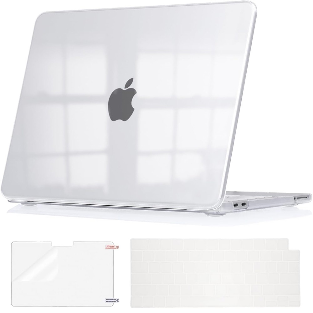 For MacBook Neo 13" A3404 Crystal Shell+Screen Protector+Keyboard Hard Cover