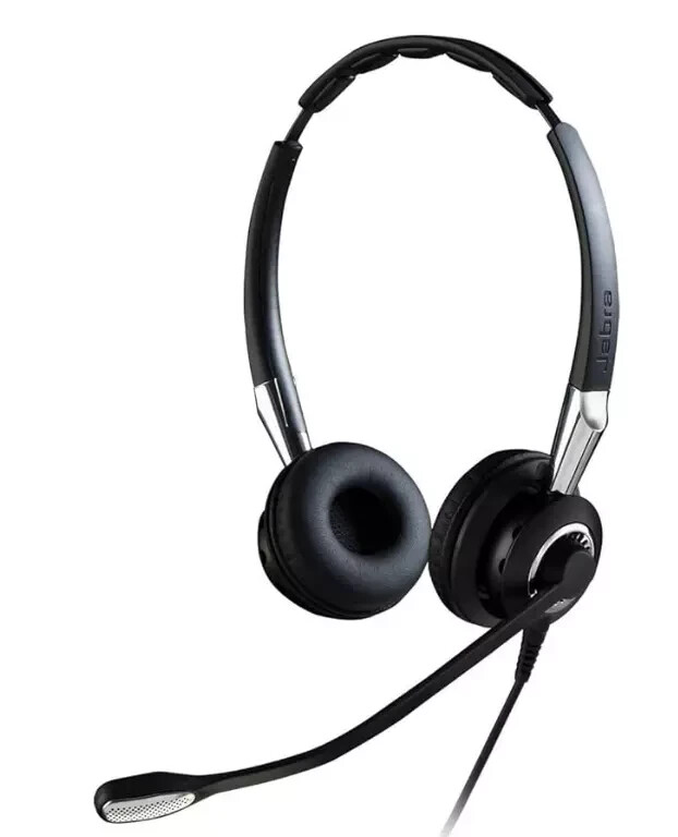 Jabra BIZ 2400 Duo Headset QD Connector 2409-820-205 Perfect Pre-owned Condition