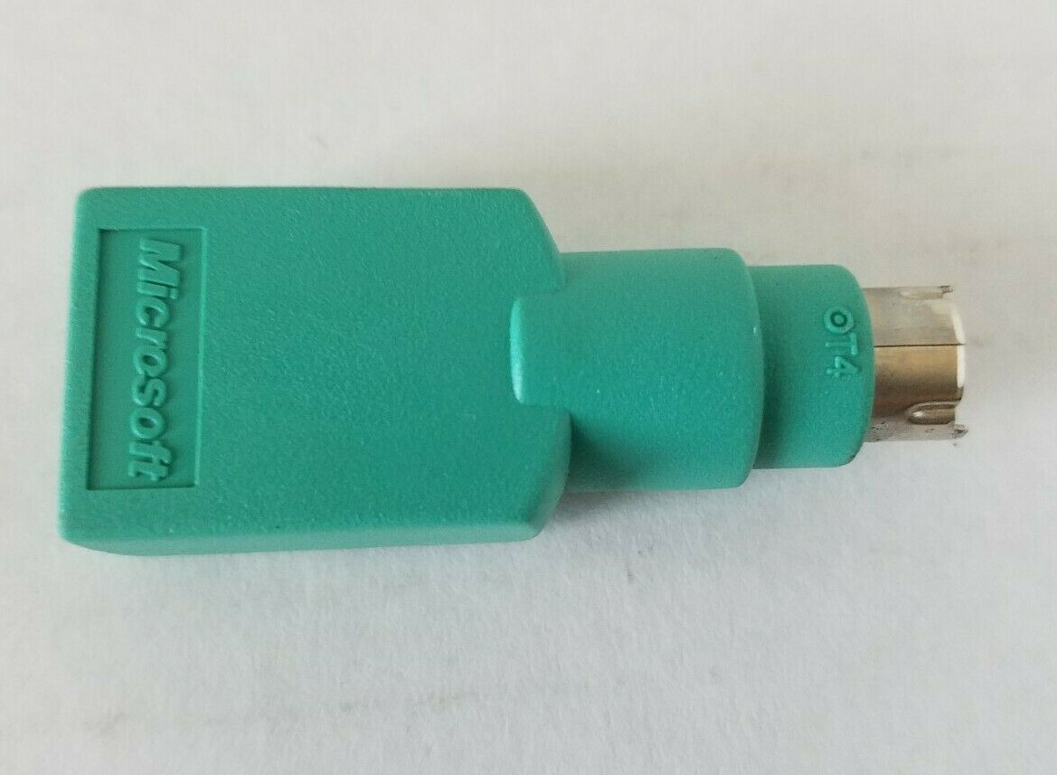 VTG Official Microsoft Branded Logo Com Port to USB Adapter Teal Blue-Green